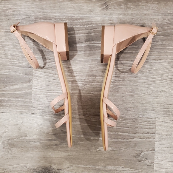 NEW 14th & Union Jemma Pink Blush Strappy Sasdals - Picture 3 of 8